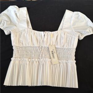 Petersyn Rosalie Top in White. A Revolve purchase. New with Tags